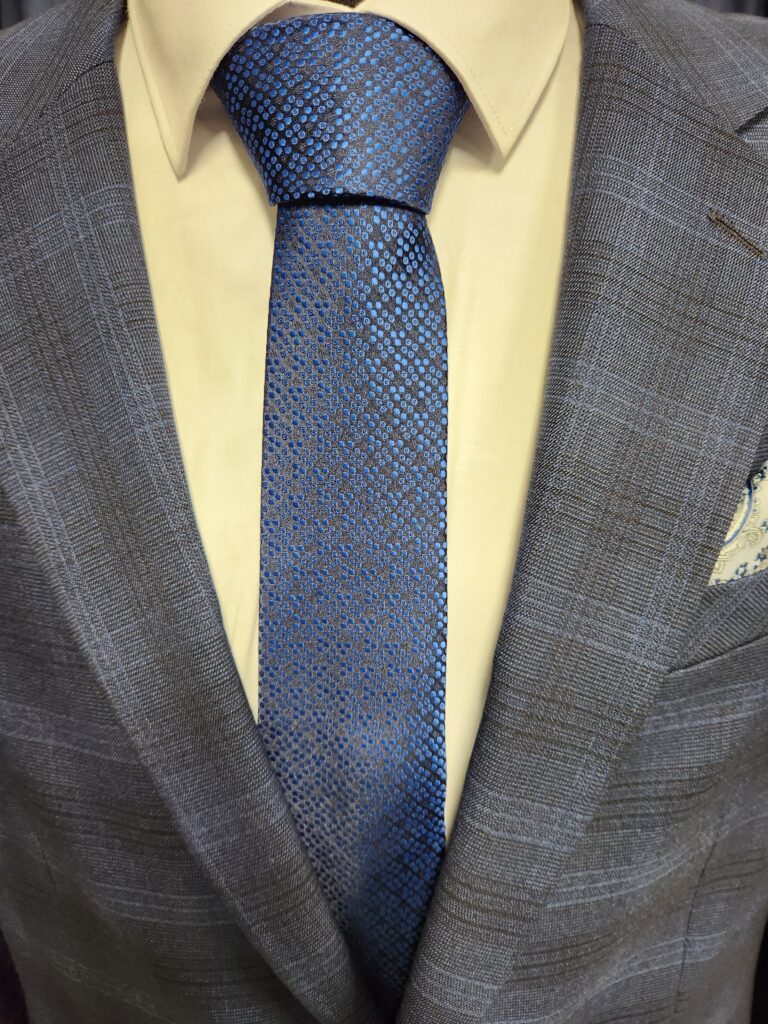 Krawat niebieski