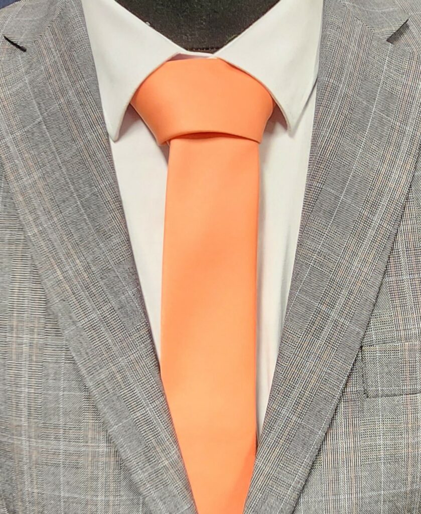 Krawat pomarańczowy